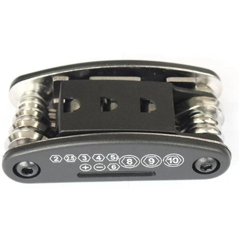 16-in-1 Bicycle Repair Tool Kit – Folding Multitool with Tire Levers, Hex Keys & Spoke Wrench for On-the-Go Bike Repairs
