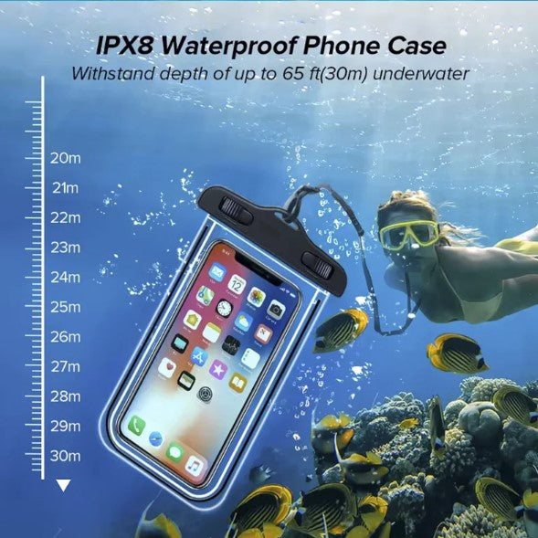 Floating Airbag Waterproof Phone Case – Swim Dry Bag for Water Sports & Beach