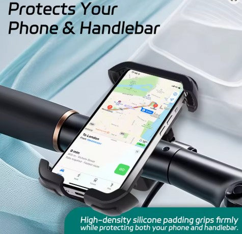 JOCEEY C7 Motorcycle Phone Mount – Heavy-Duty Handlebar Holder for Bike, Scooter & E-Bike – Fits 4.7''–6.8'' Phones