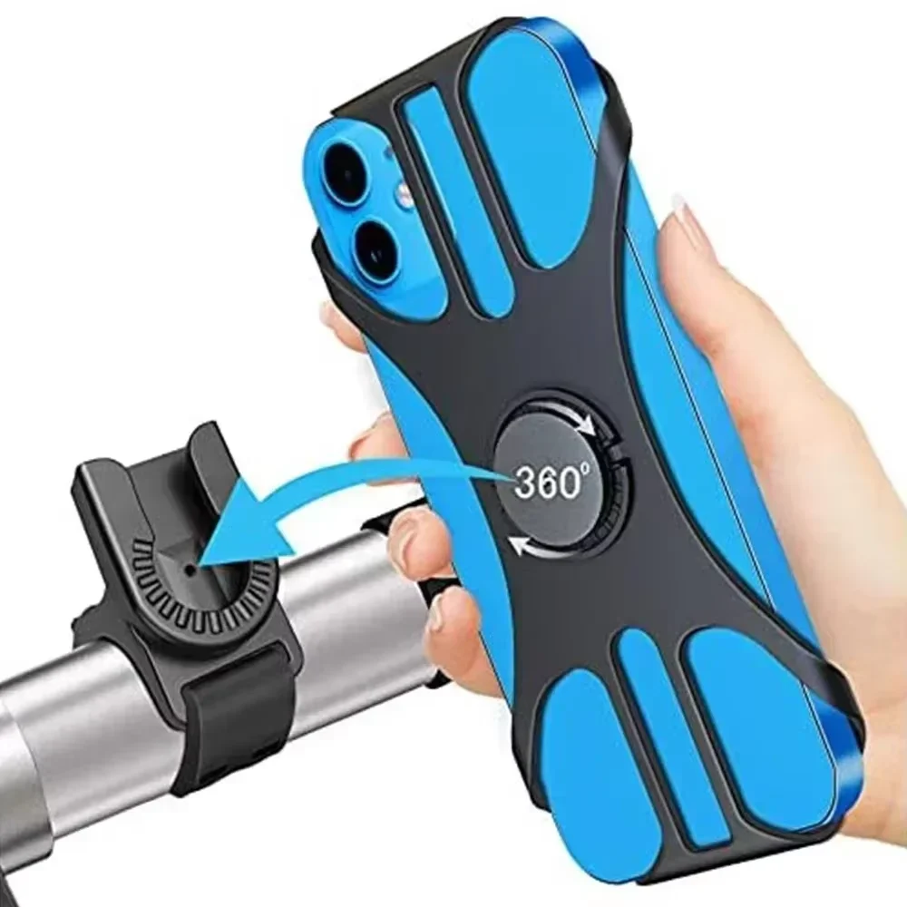 Universal Bike Phone Holder – Handlebar Mount for iPhone, Samsung, Xiaomi & More | Bicycle & Motorcycle Stand