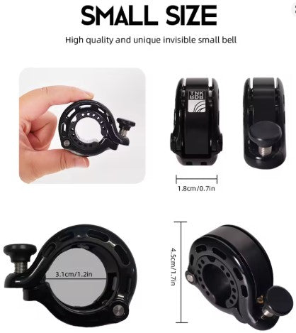 ThinkRider Invisible Bicycle Bell – Loud & Clear Safety Horn for MTB, Road Bike & E-Bike