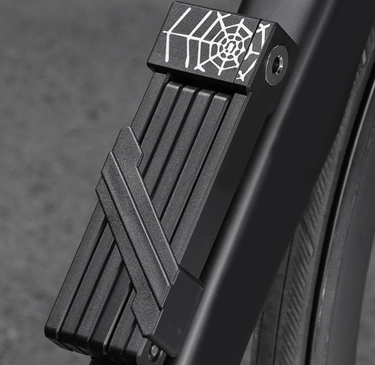WEST BIKING Folding Bike Lock – Portable, Durable Anti-Theft Padlock for E-Bike, MTB, Road Bike & Scooter