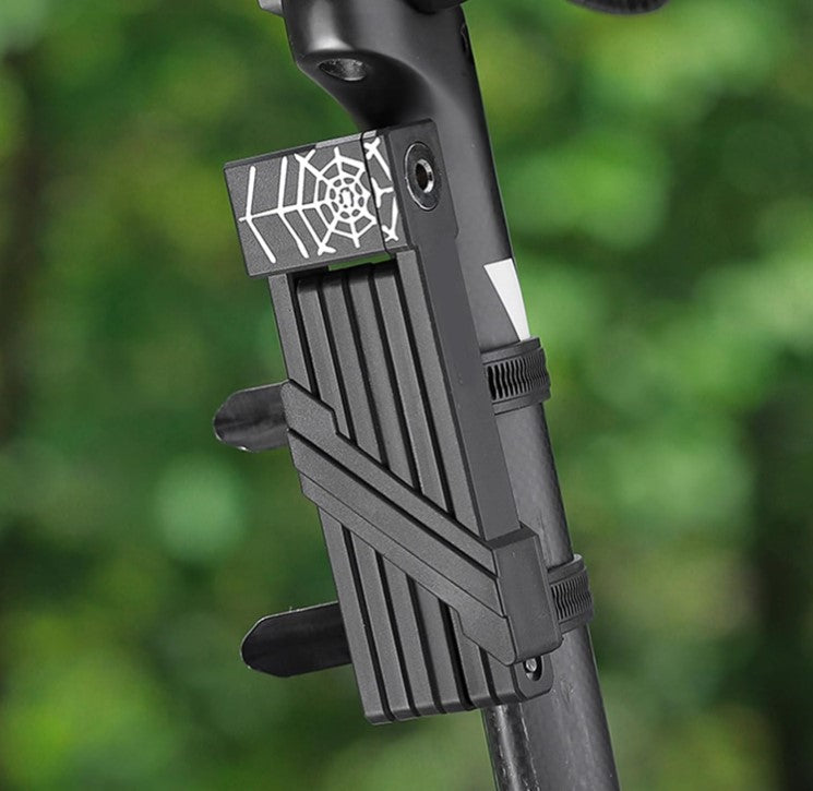WEST BIKING Folding Bike Lock – Portable, Durable Anti-Theft Padlock for E-Bike, MTB, Road Bike & Scooter