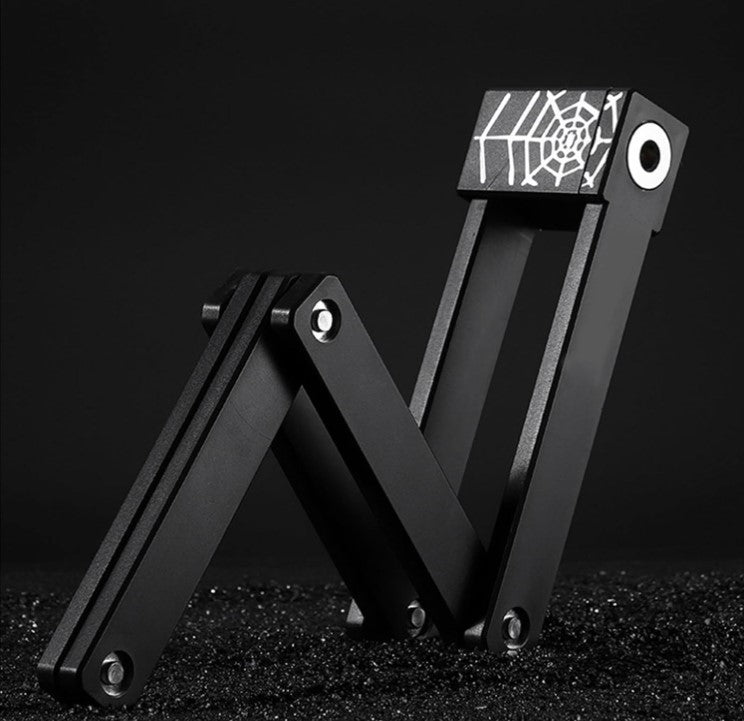 WEST BIKING Folding Bike Lock – Portable, Durable Anti-Theft Padlock for E-Bike, MTB, Road Bike & Scooter