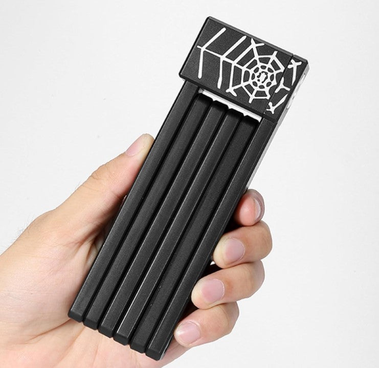 WEST BIKING Folding Bike Lock – Portable, Durable Anti-Theft Padlock for E-Bike, MTB, Road Bike & Scooter
