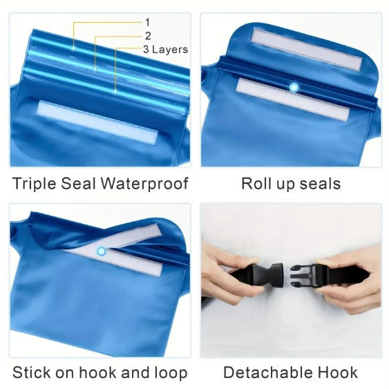 Waterproof Phone Pouch – Dry Bag Case for Swimming, Rafting & Diving – Universal Mobile Protection